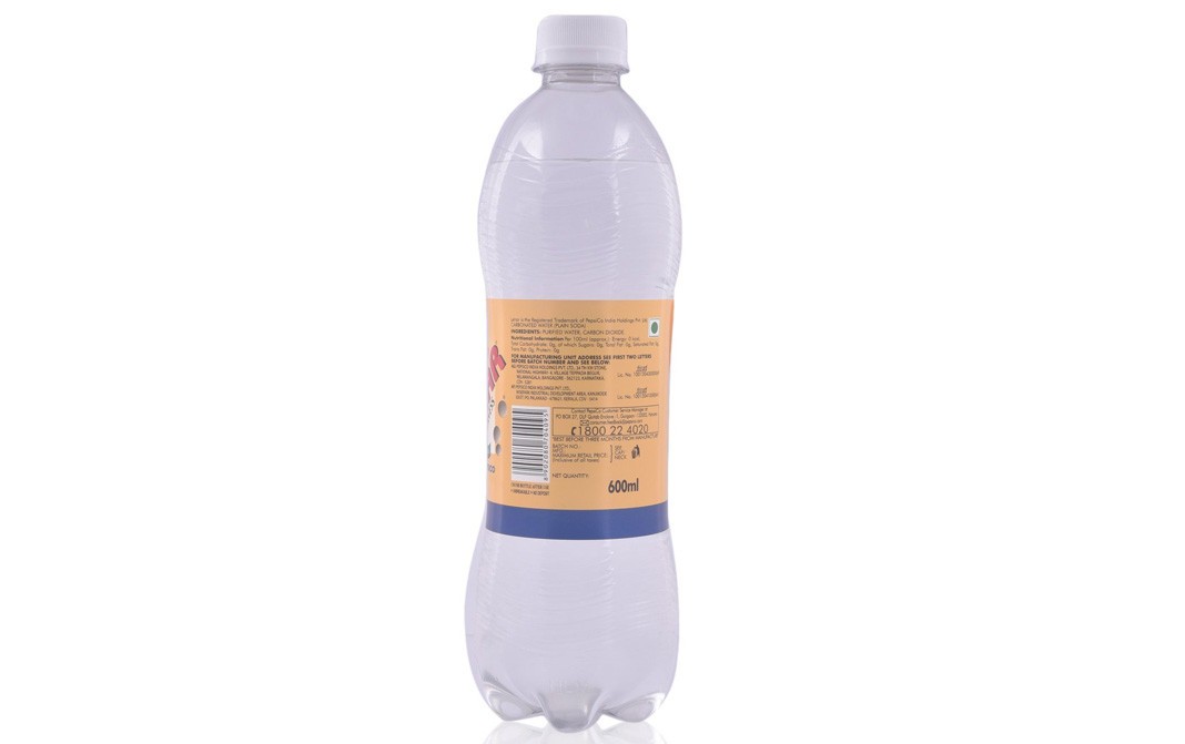 Lehar Evervess Club Soda    Plastic Bottle  600 millilitre